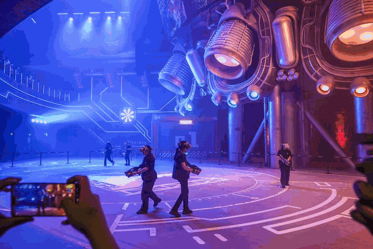 Immersive technology experience scene