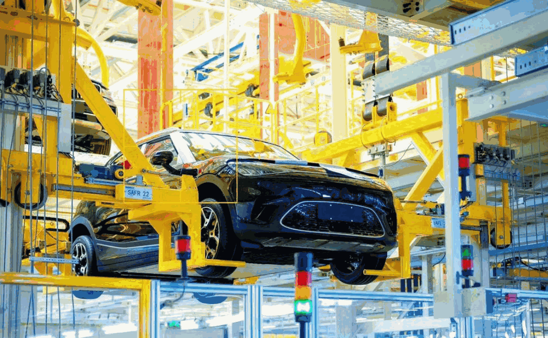 New-energy vehicle production line and automated equipment